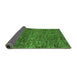 Sideview of Abstract Green Modern Rug, abs4566grn