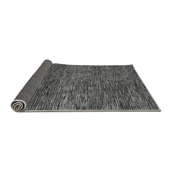 Sideview of Abstract Gray Modern Rug, abs4566gry