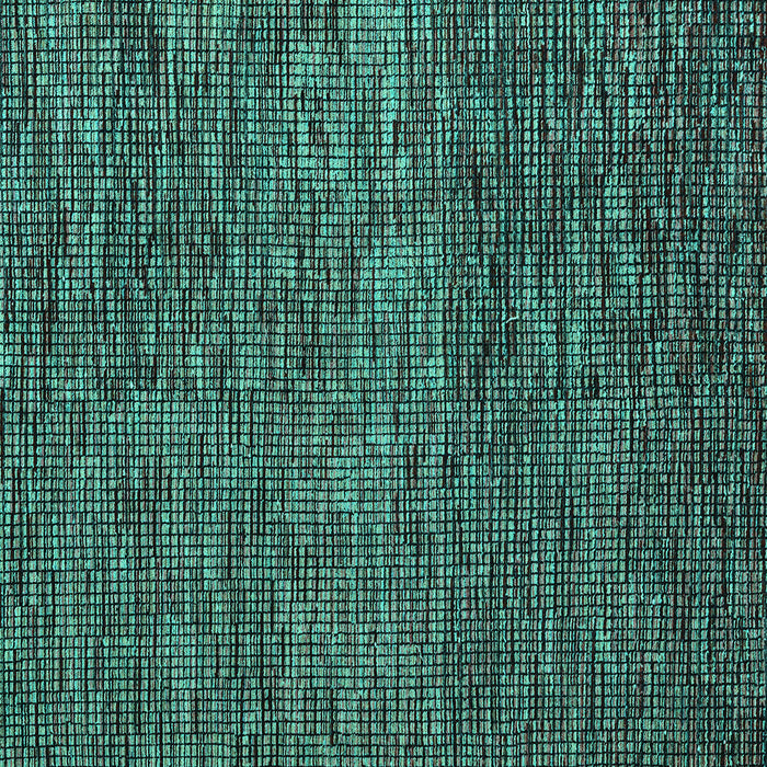 Square Abstract Turquoise Modern Rug, abs4566turq