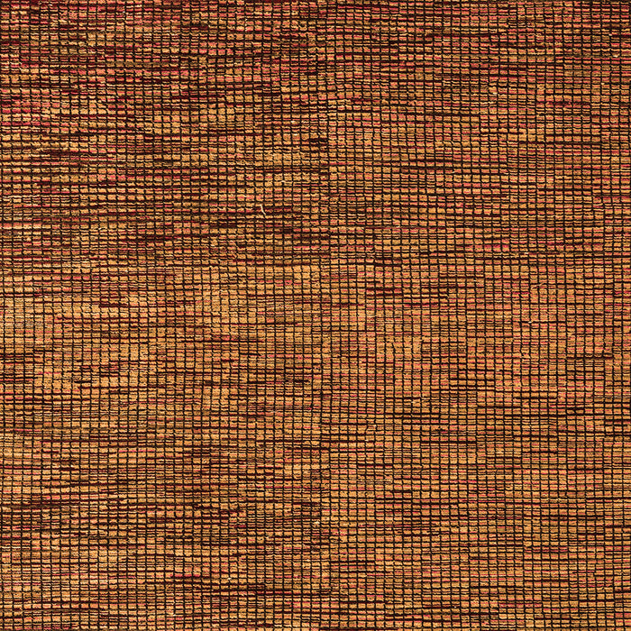 Square Machine Washable Abstract Orange Modern Area Rugs, wshabs4566org