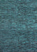 Abstract Light Blue Modern Rug, abs4566lblu