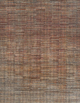 Abstract Brown Modern Rug, abs4567