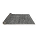 Sideview of Abstract Gray Modern Rug, abs4567gry