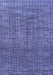 Abstract Blue Modern Rug, abs4567blu