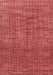 Abstract Red Modern Area Rugs