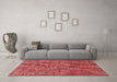 Modern Red Washable Rugs