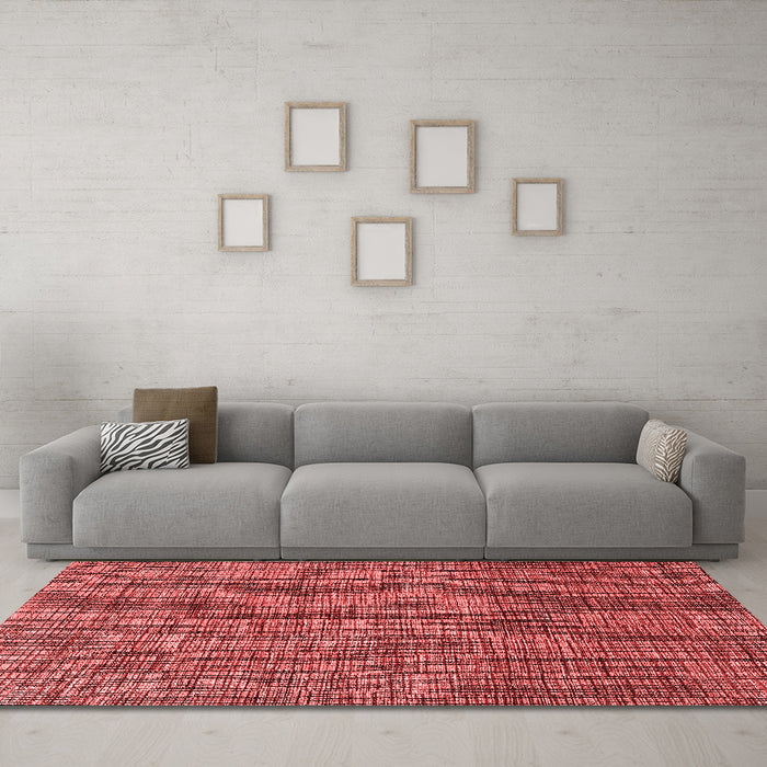 Modern Red Washable Rugs