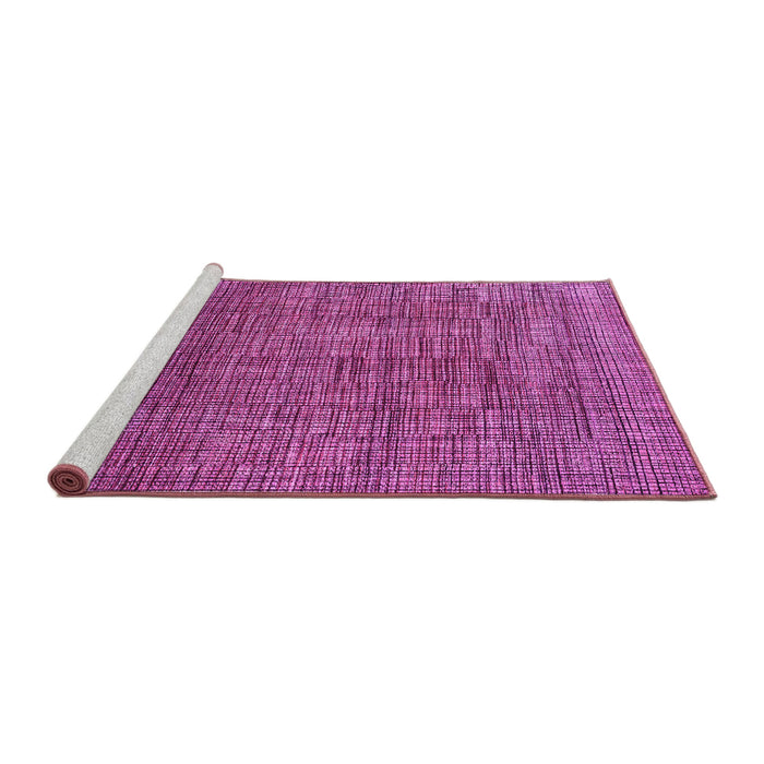 Sideview of Machine Washable Abstract Pink Modern Rug, wshabs4567pnk