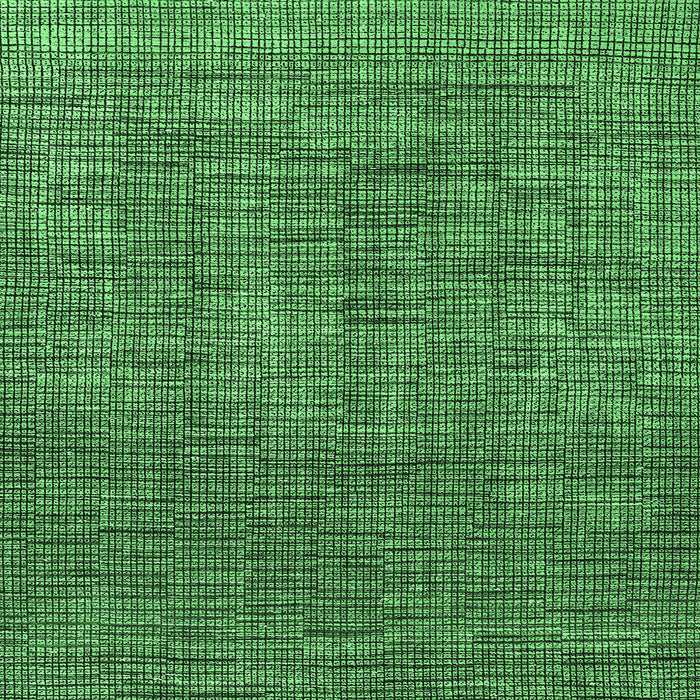 Square Abstract Emerald Green Modern Rug, abs4567emgrn