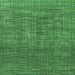 Square Abstract Emerald Green Modern Rug, abs4567emgrn