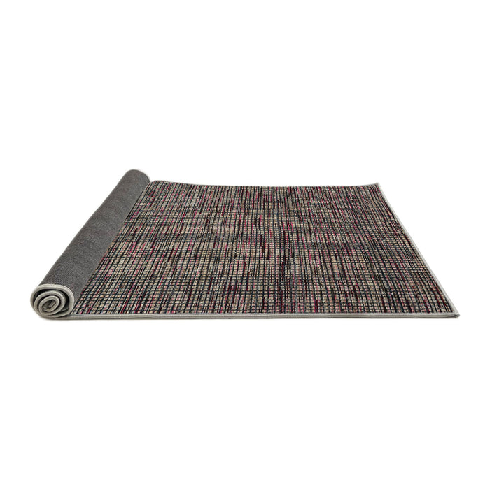 Sideview of Abstract Pink Modern Rug, abs4568