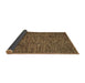 Sideview of Abstract Brown Modern Rug, abs4568brn