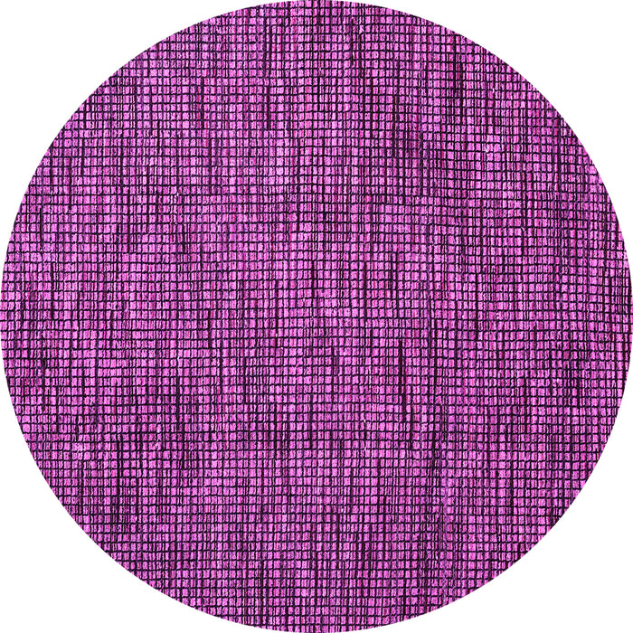 Round Abstract Pink Modern Rug, abs4568pnk
