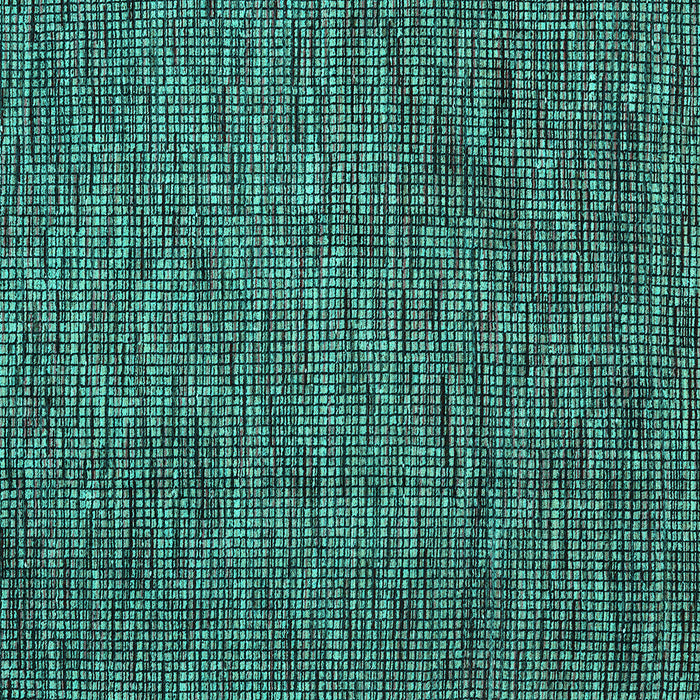 Square Abstract Turquoise Modern Rug, abs4568turq