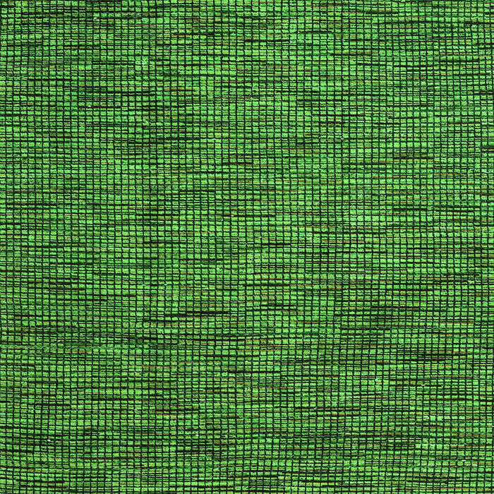 Square Machine Washable Abstract Green Modern Area Rugs, wshabs4568grn