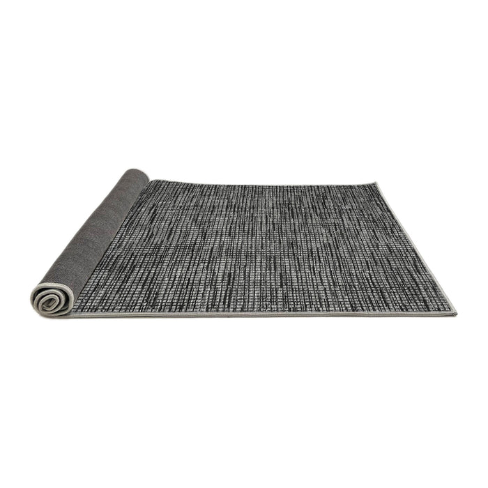 Sideview of Abstract Gray Modern Rug, abs4568gry