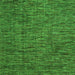 Square Abstract Green Modern Rug, abs4568grn