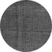 Round Machine Washable Abstract Gray Modern Rug, wshabs4569gry