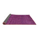 Sideview of Abstract Pink Modern Rug, abs4569pnk