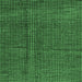 Square Abstract Emerald Green Modern Rug, abs4569emgrn