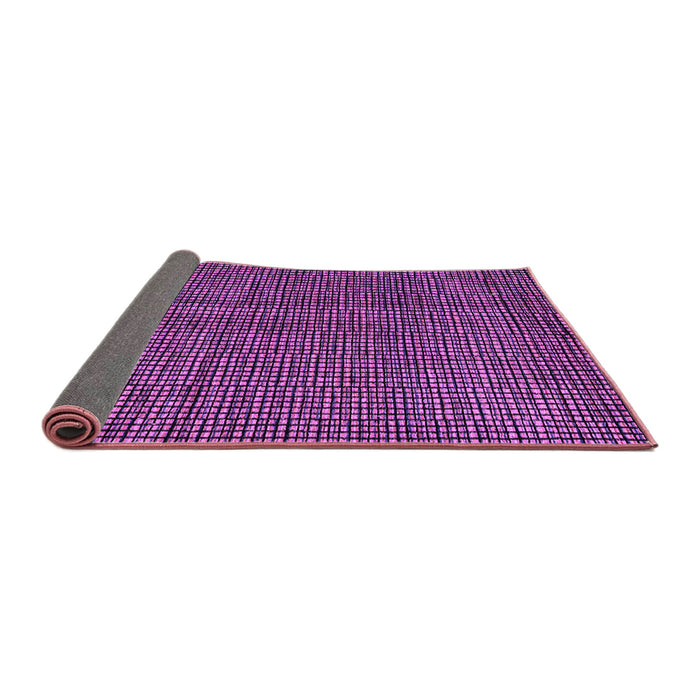 Sideview of Abstract Purple Modern Rug, abs4569pur