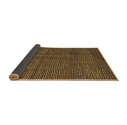 Sideview of Abstract Brown Modern Rug, abs4569brn