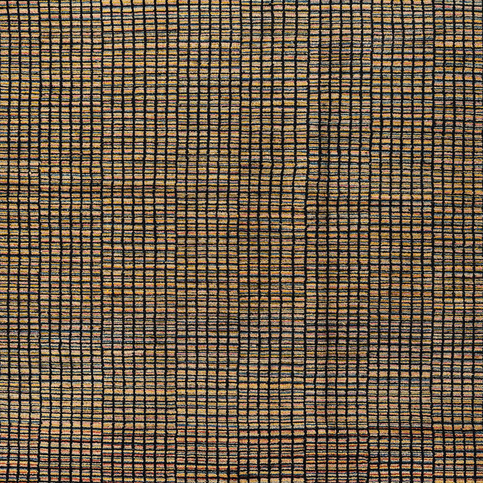 Square Abstract Brown Modern Rug, abs4569