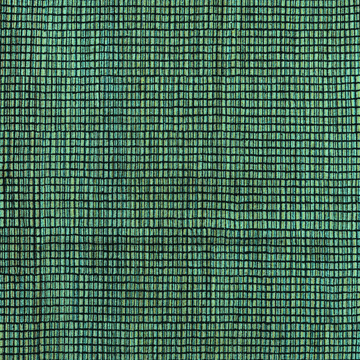 Square Machine Washable Abstract Turquoise Modern Area Rugs, wshabs4569turq