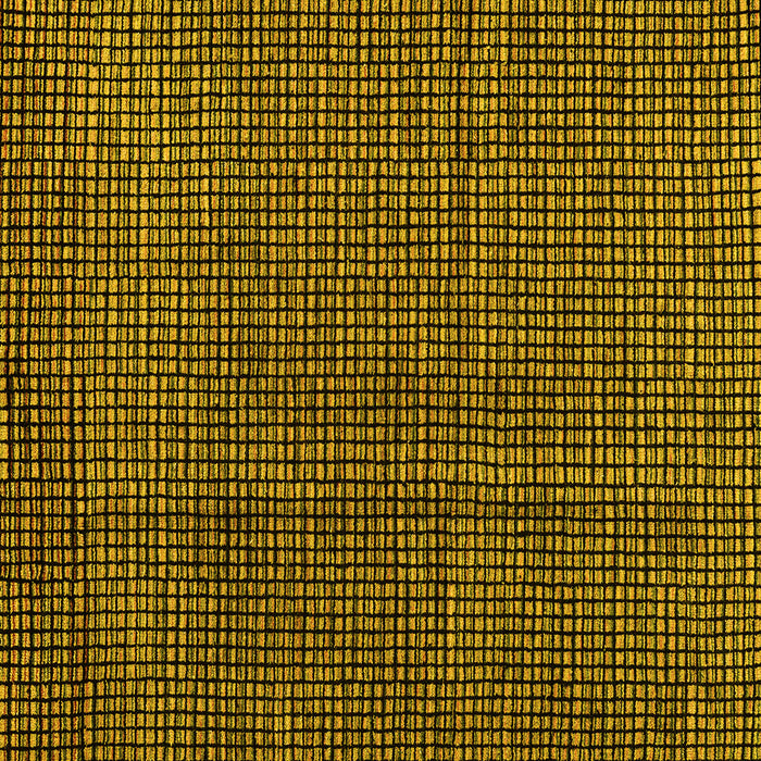 Square Machine Washable Abstract Yellow Modern Rug, wshabs4569yw