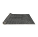 Sideview of Abstract Gray Modern Rug, abs4569gry