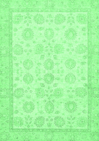 Oriental Emerald Green Traditional Rug, abs456emgrn