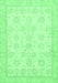 Oriental Emerald Green Traditional Rug, abs456emgrn