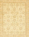 Machine Washable Abstract Mustard Yellow Rug, wshabs456