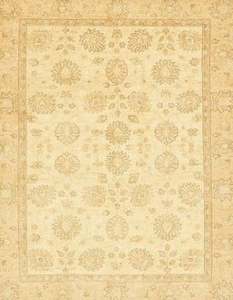 Abstract Mustard Yellow Oriental Rug, abs456