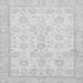 Square Oriental Gray Traditional Rug, abs456gry