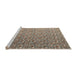 Sideview of Machine Washable Abstract Light French Beige Brown Rug, wshabs4570