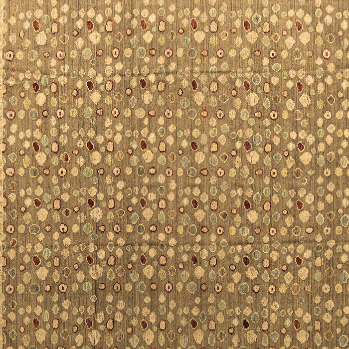 Square Abstract Brown Modern Rug, abs4570brn