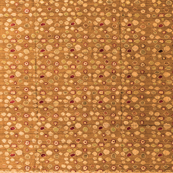 Square Machine Washable Abstract Orange Modern Area Rugs, wshabs4570org