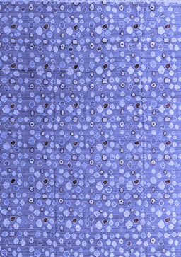 Abstract Blue Modern Rug, abs4570blu
