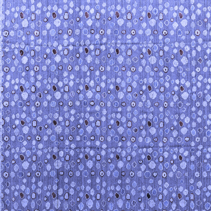 Square Abstract Blue Modern Rug, abs4570blu