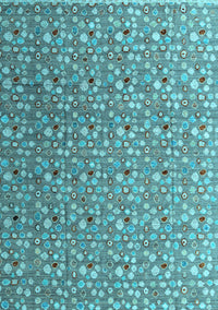 Abstract Light Blue Modern Rug, abs4570lblu