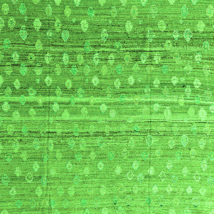 Abstract Green Modern Rug, abs4571grn