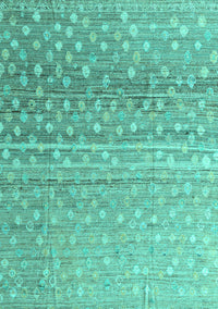 Abstract Turquoise Modern Rug, abs4571turq