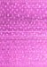 Machine Washable Abstract Pink Modern Rug, wshabs4571pnk