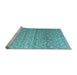 Sideview of Machine Washable Abstract Light Blue Modern Rug, wshabs4571lblu