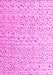 Machine Washable Solid Pink Modern Rug, wshabs4572pnk