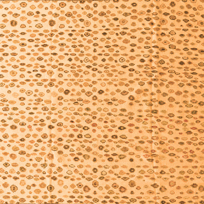 Square Machine Washable Solid Orange Modern Area Rugs, wshabs4572org