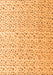 Machine Washable Solid Orange Modern Area Rugs, wshabs4572org