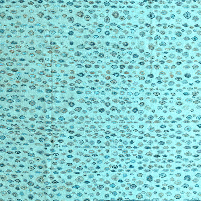 Square Solid Light Blue Modern Rug, abs4572lblu