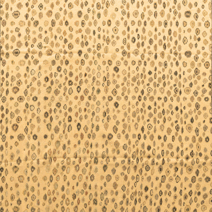 Square Solid Brown Modern Rug, abs4572brn